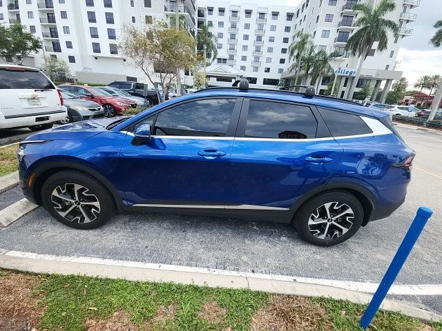 Used 2025 Blue Kia EX image 3