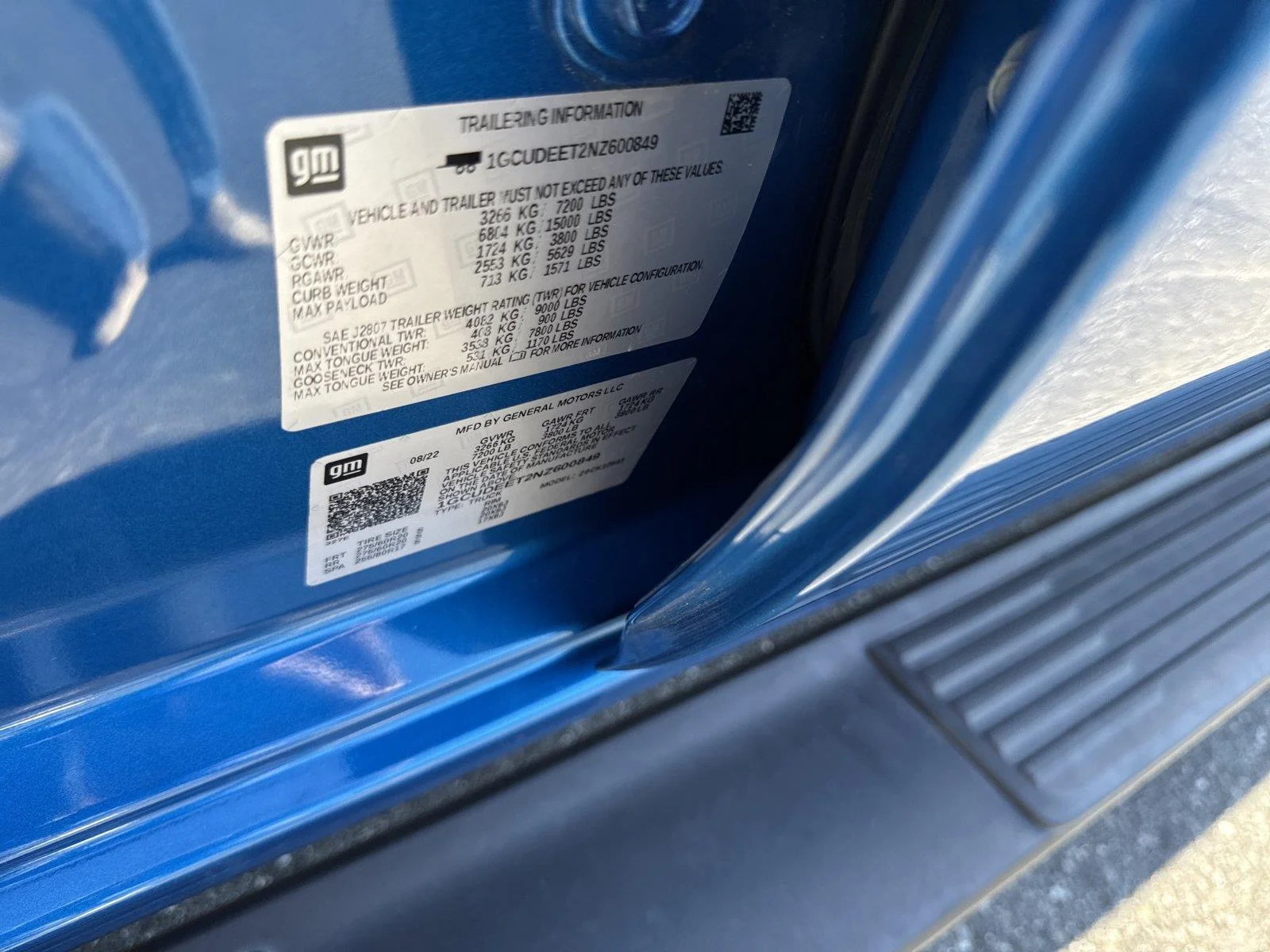 Used 2022 GLACIER BLUE METALLIC Chevrolet RST image 36
