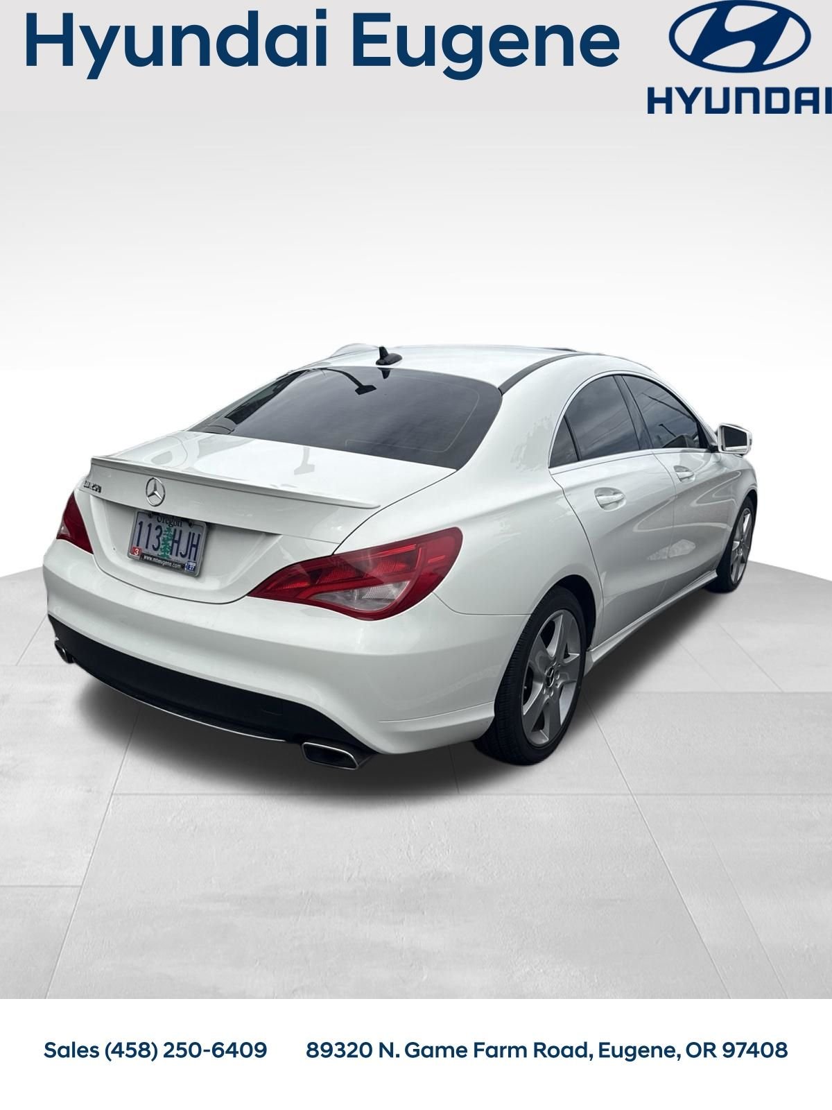Used 2015 White Mercedes-Benz CLA 250 image 1