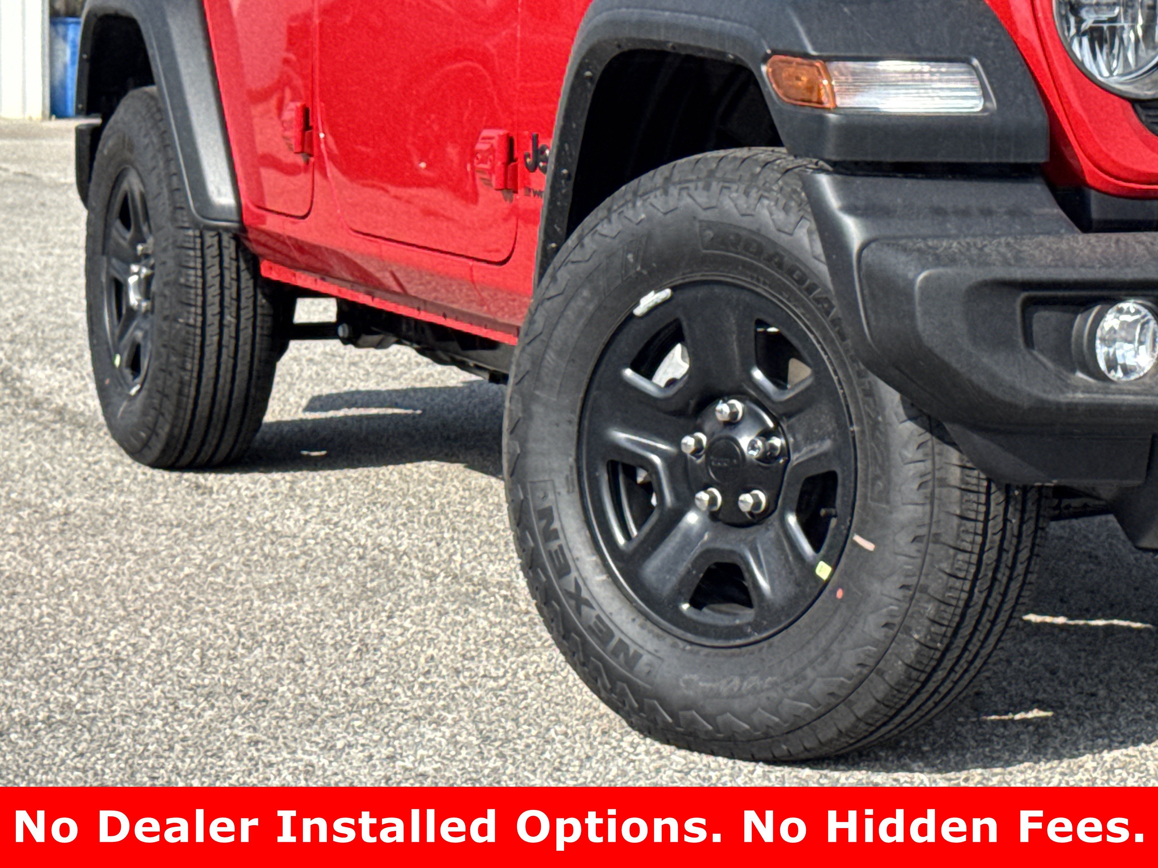New 2026 Firecracker Red Clear-Coat Exterior Paint Jeep Sport image 3