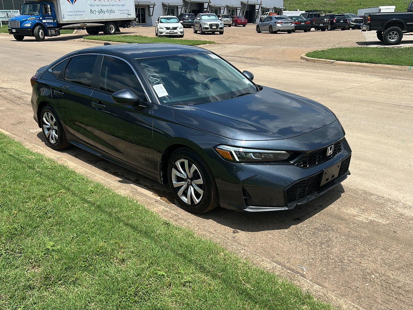 Used 2026 Meteorite Gray Metallic Honda LX CVT image 3