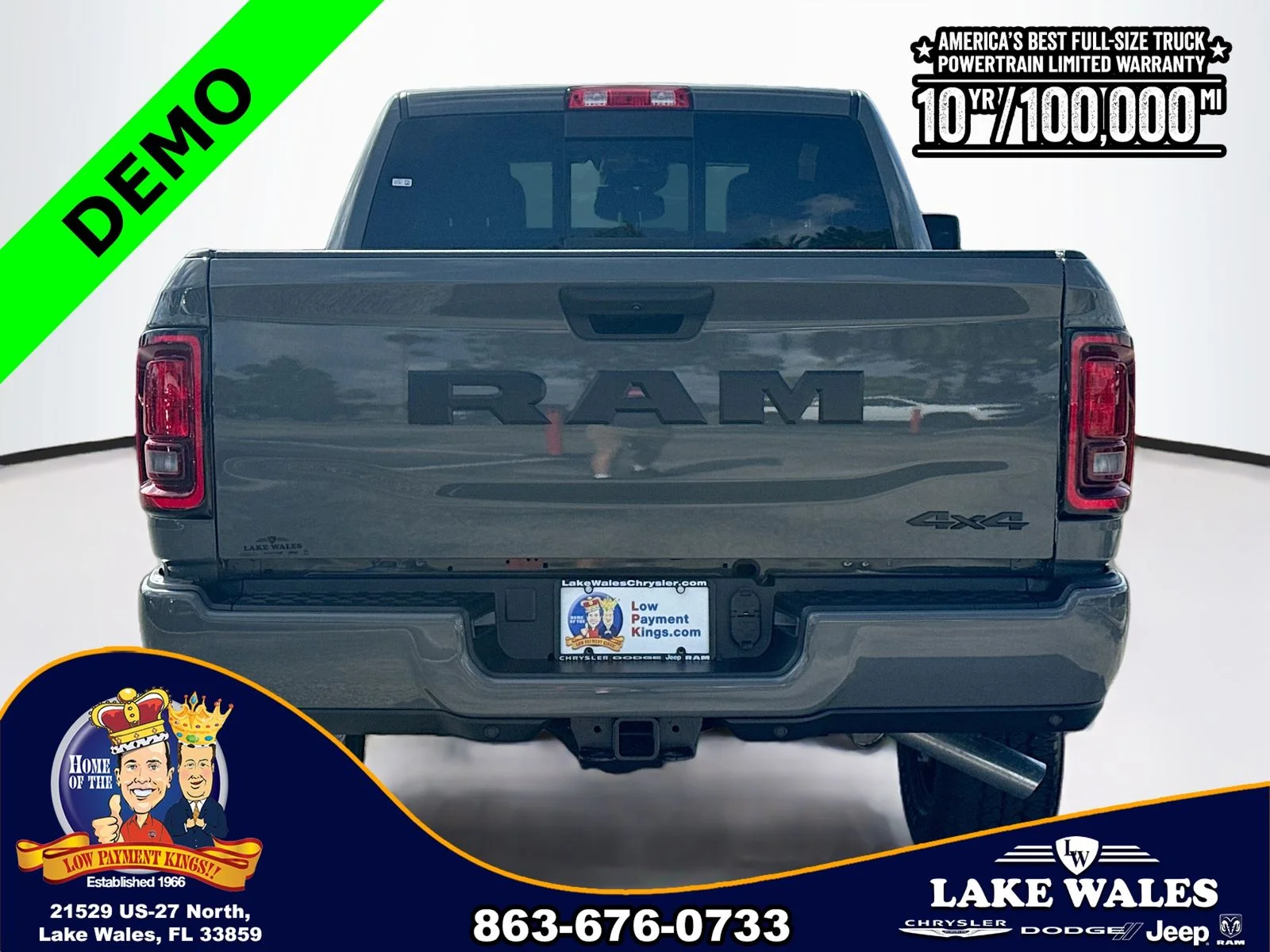 New 2026 Ceramic Gray Clear-Coat Exterior Paint RAM Tradesman image 5