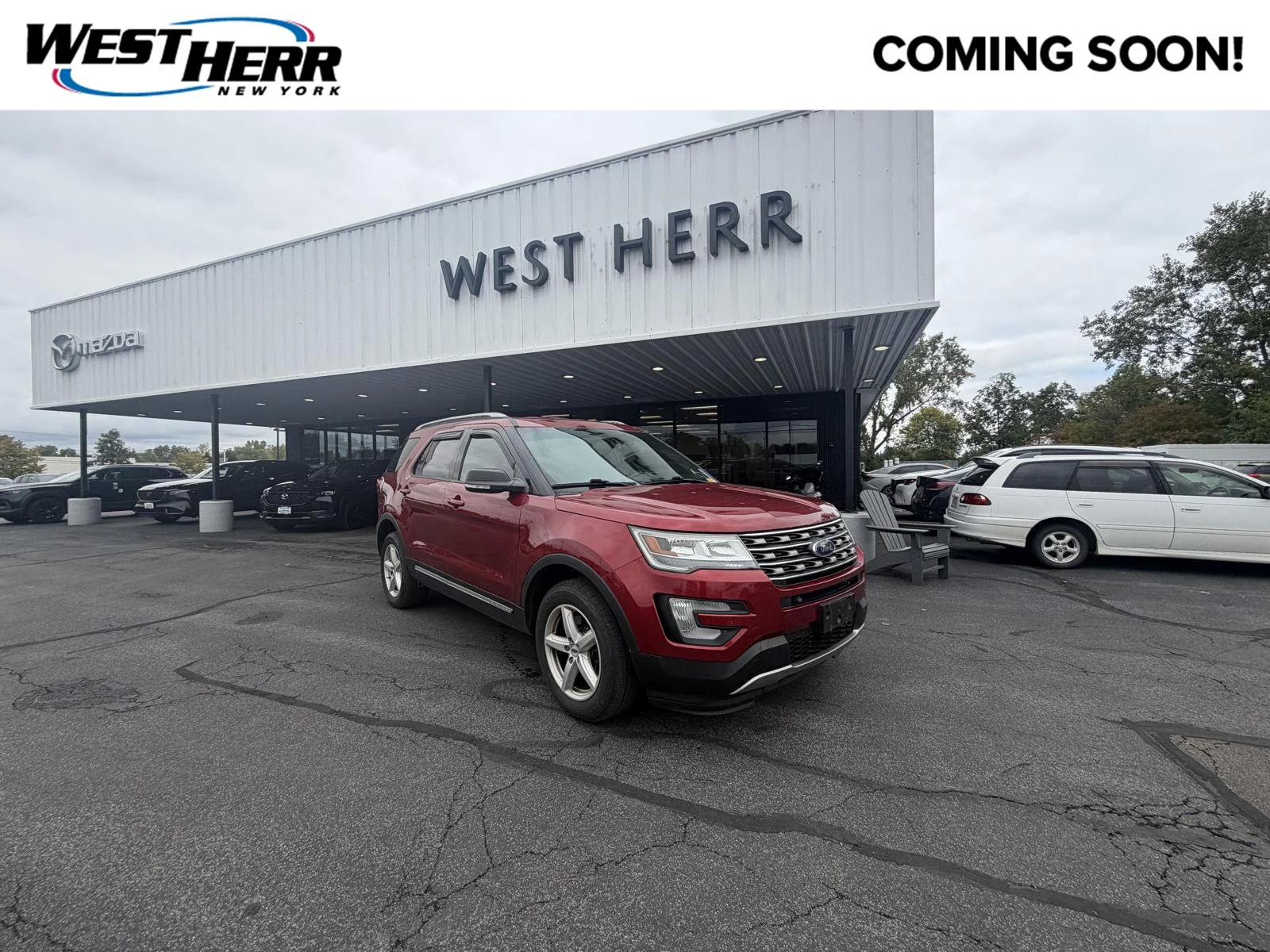 Used 2016 Ruby Red Metallic Tinted Clearcoat Ford XLT image 1