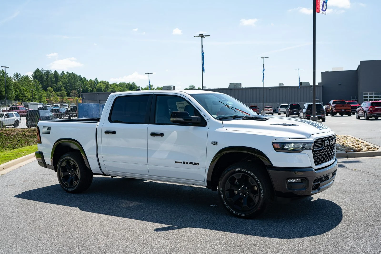 New 2026 Bright White Clear-Coat Exterior Paint RAM Big Horn/Lone Star image 12