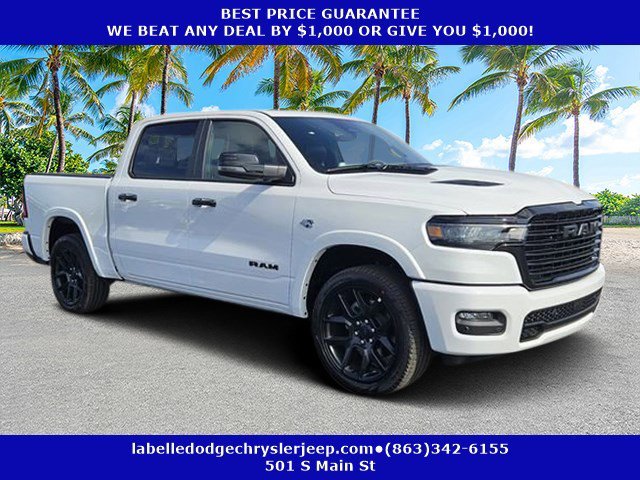 New 2026 Bright White Clear-Coat Exterior Paint RAM Laramie image 1