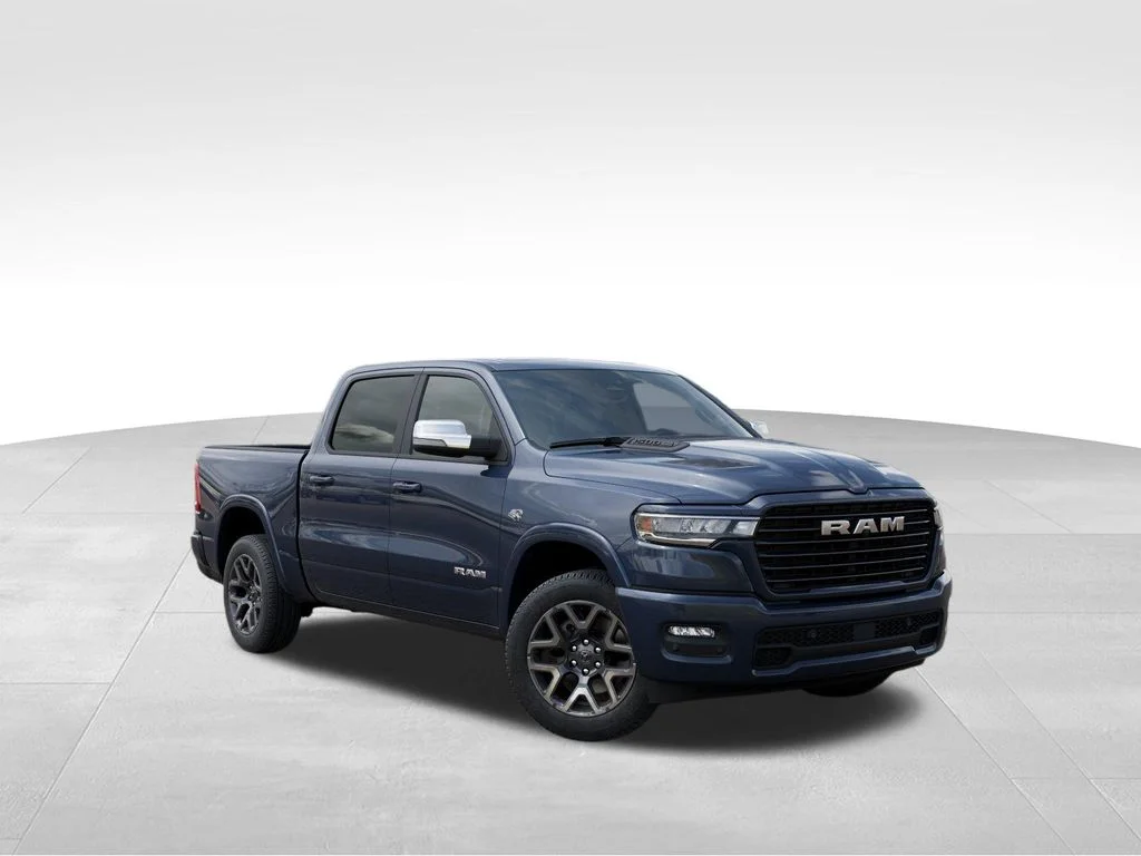 New 2026 Forged Blue Metallic Exterior Paint RAM Laramie image 5