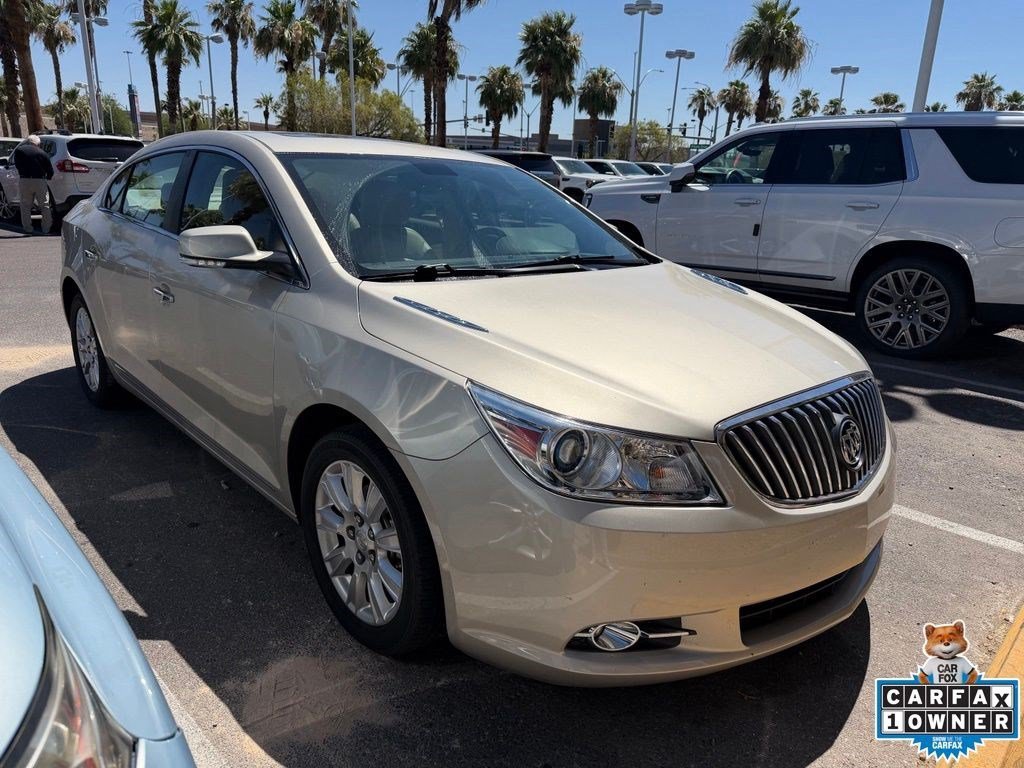Used 2013 Champagne Silver Metallic Buick Leather image 3