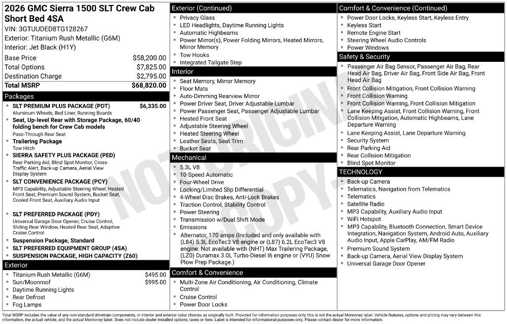 Used 2026 Silver GMC SLT image 37