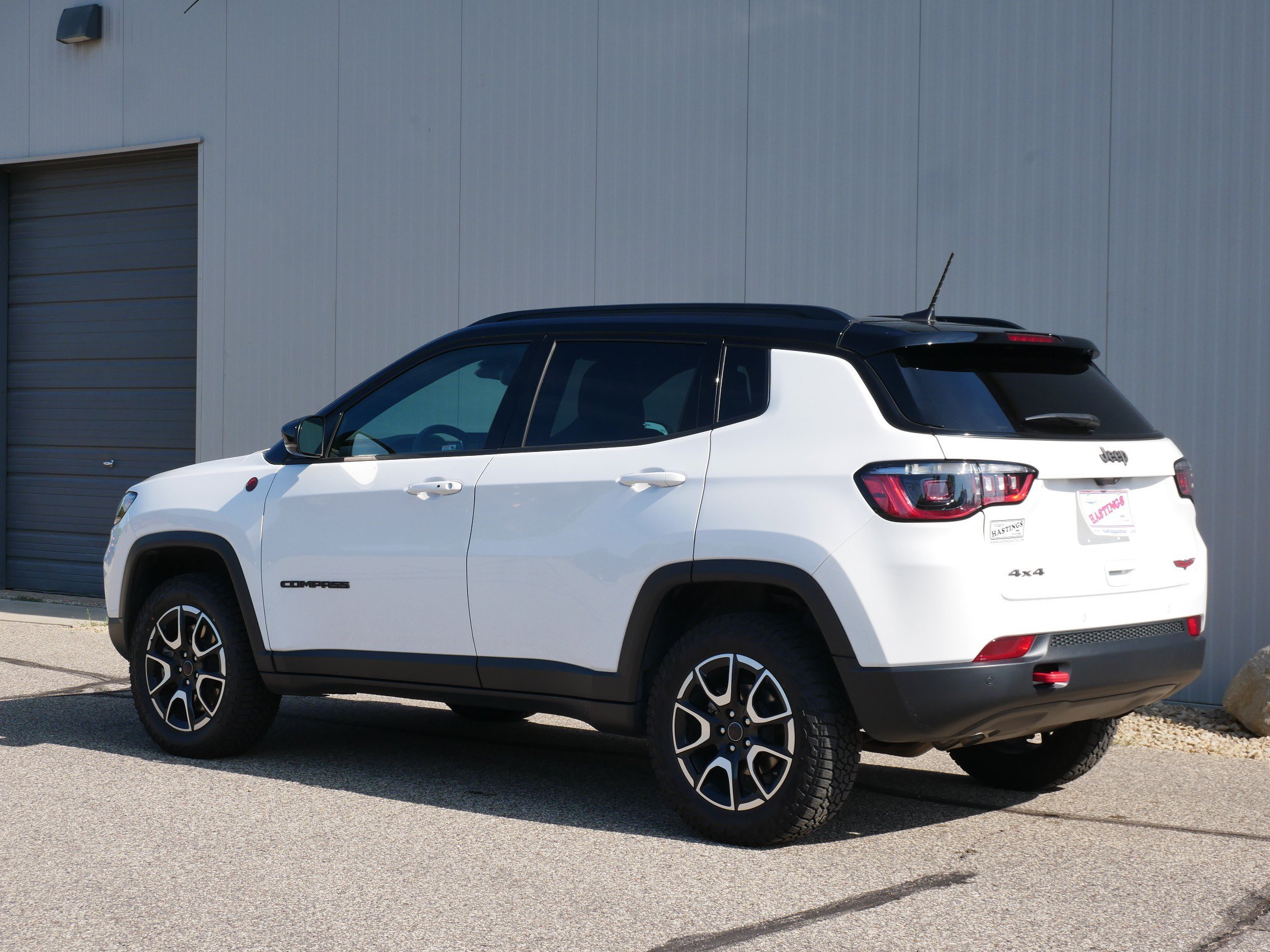 Used 2025 Bright White Clearcoat Jeep Trailhawk image 3