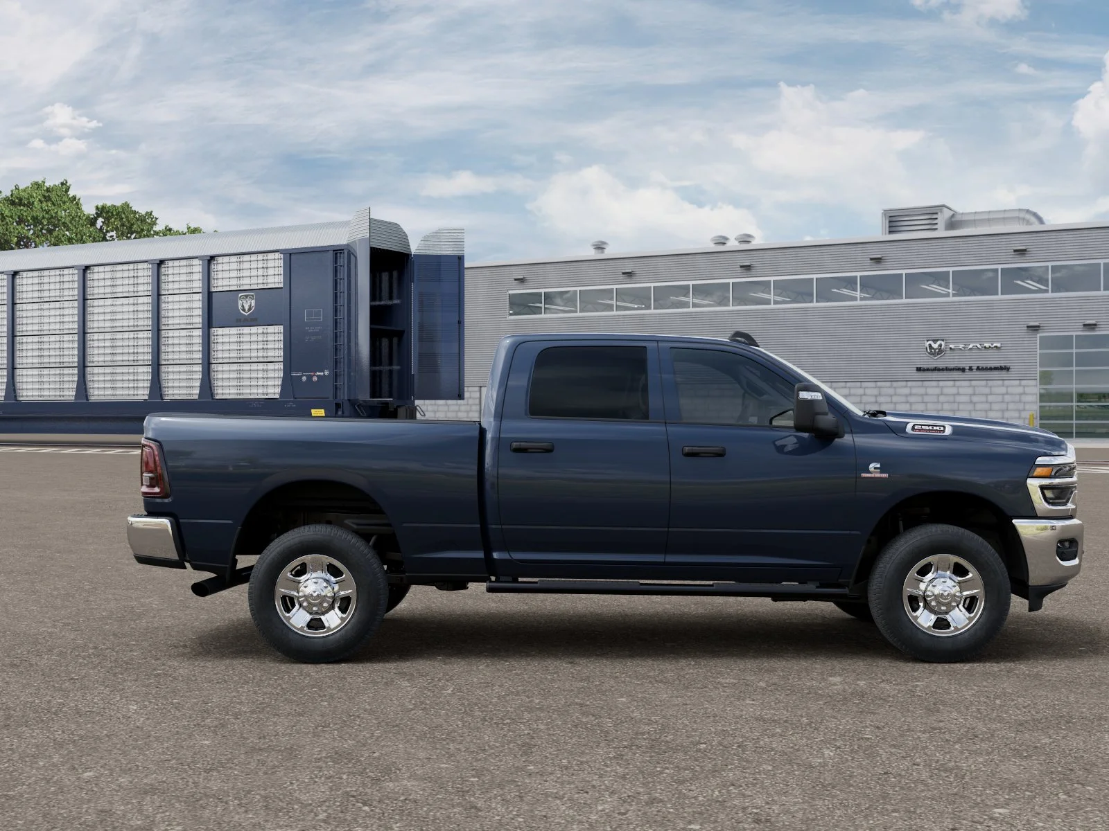 New 2026 Forged Blue Metallic Exterior Paint RAM TRADESMAN image 12