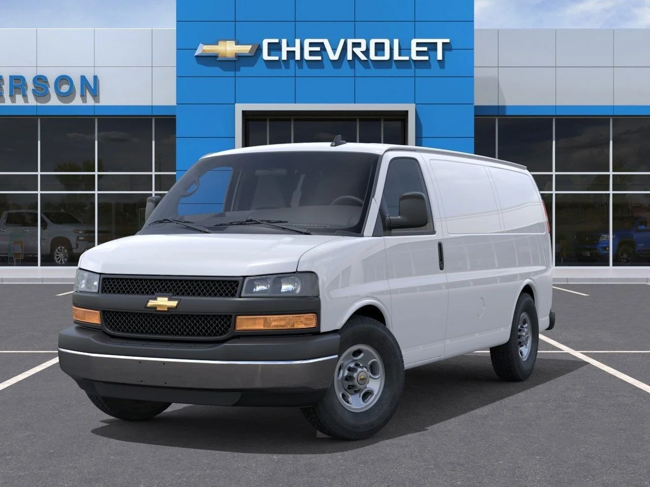 New 2025 White Chevrolet Work Van image 9