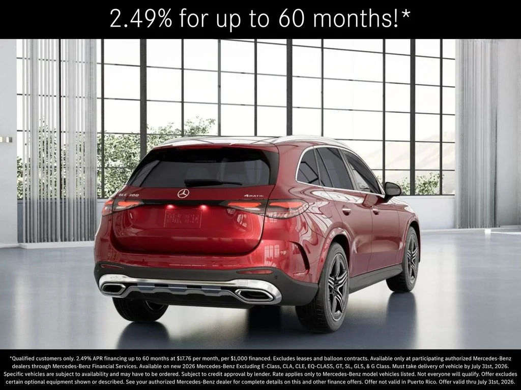 New 2026 MANUFAKTUR Patagonia Red Metallic Mercedes-Benz GLC 300 image 23