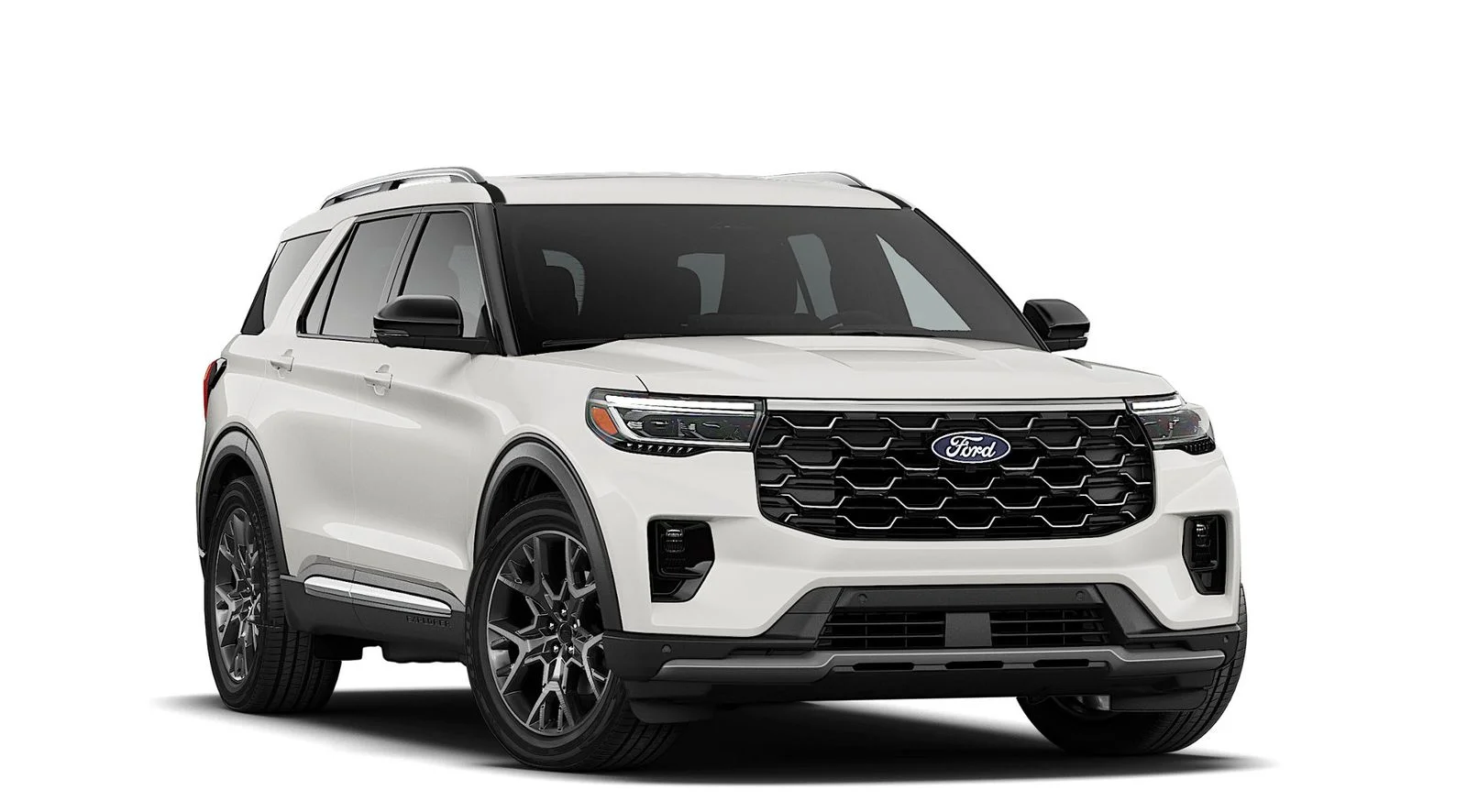 New 2027 Star White Metallic Tri-Coat Ford Platinum image 2