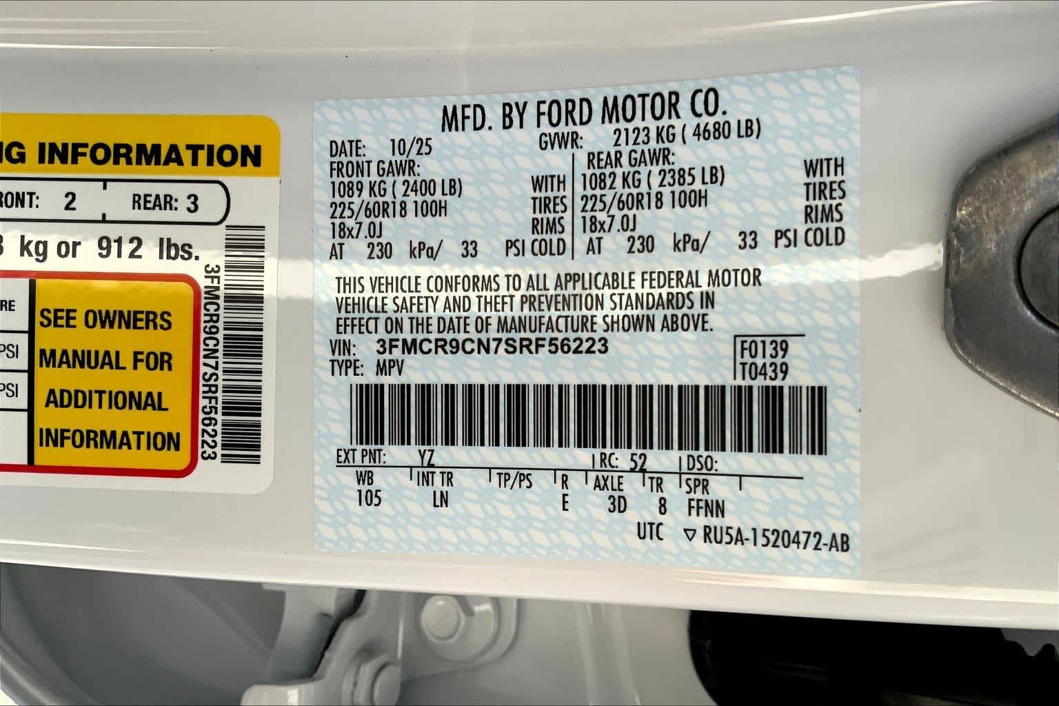New 2025 Oxford White Ford Outer Banks® image 18