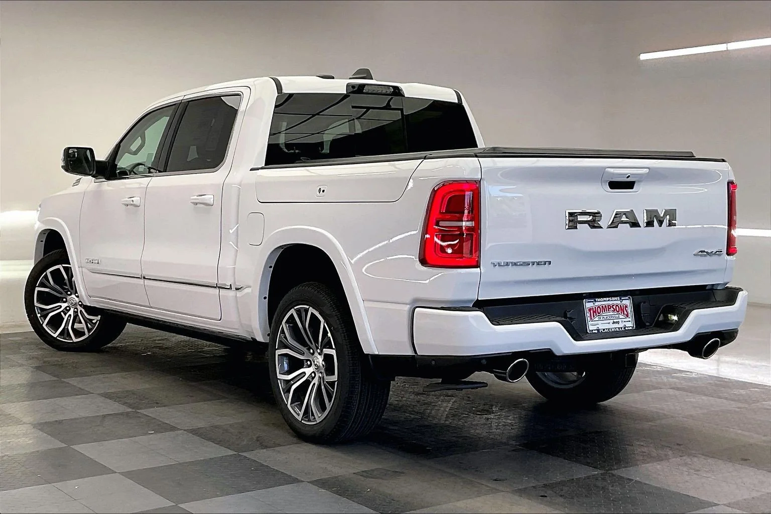 New 2026 PW7 Bright White Clear Coat RAM Tungsten image 2