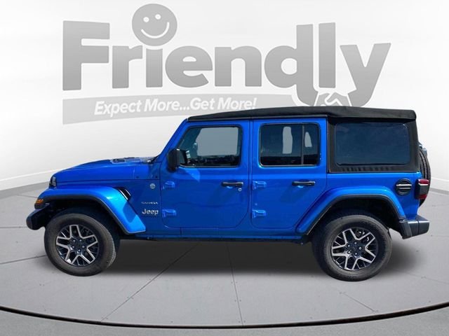 Used 2024 Blue Jeep Sahara image 8