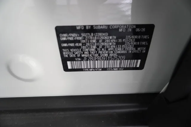 New 2026 CRYSTAL WHITE PEARL Subaru Premium image 12