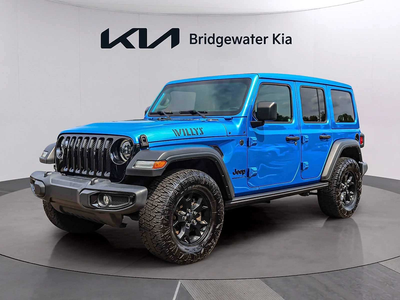 Used 2023 Hydro Blue Pearlcoat Jeep Willys image 3
