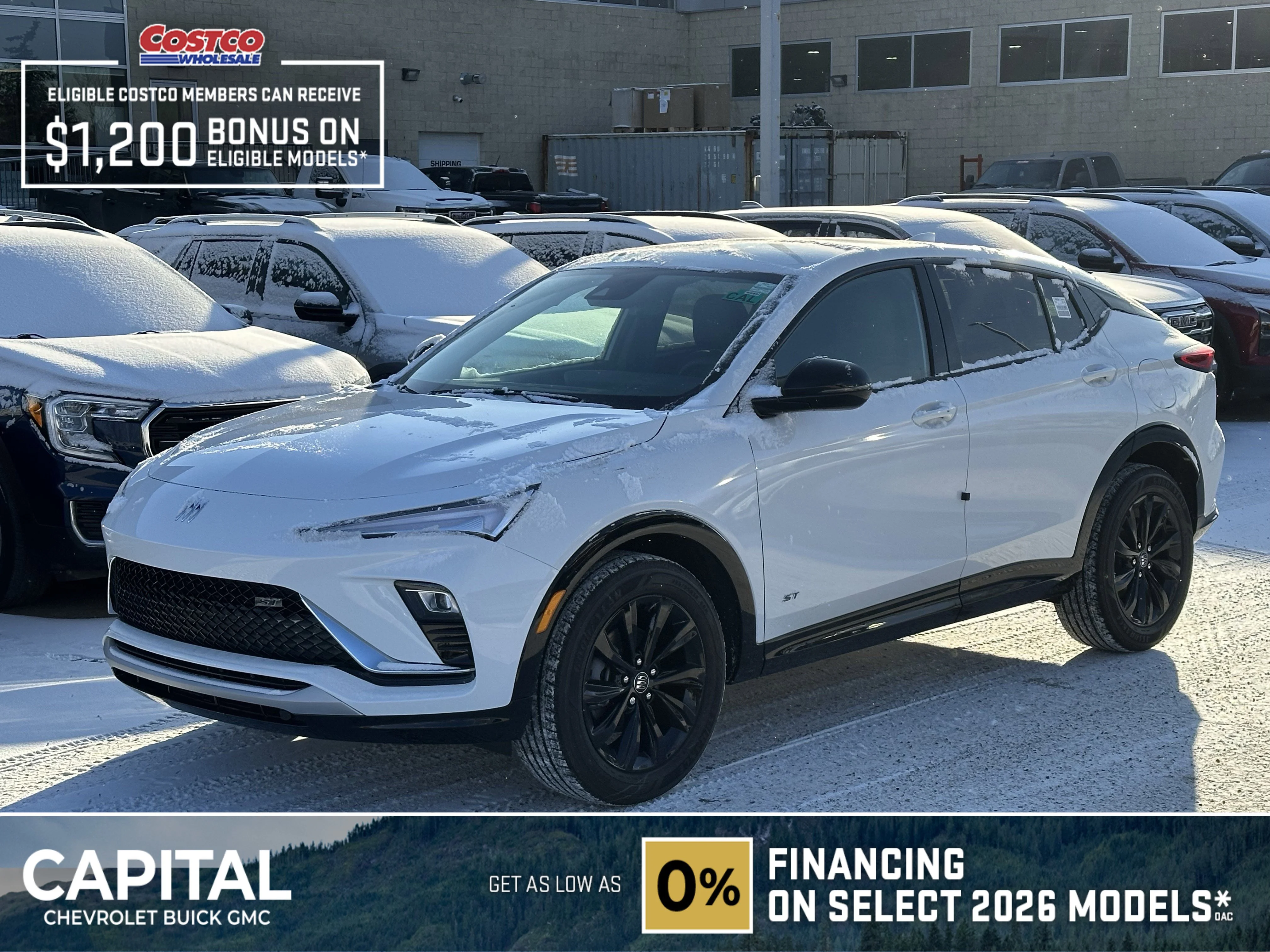 New 2026 Summit White Buick Sport Touring image 1