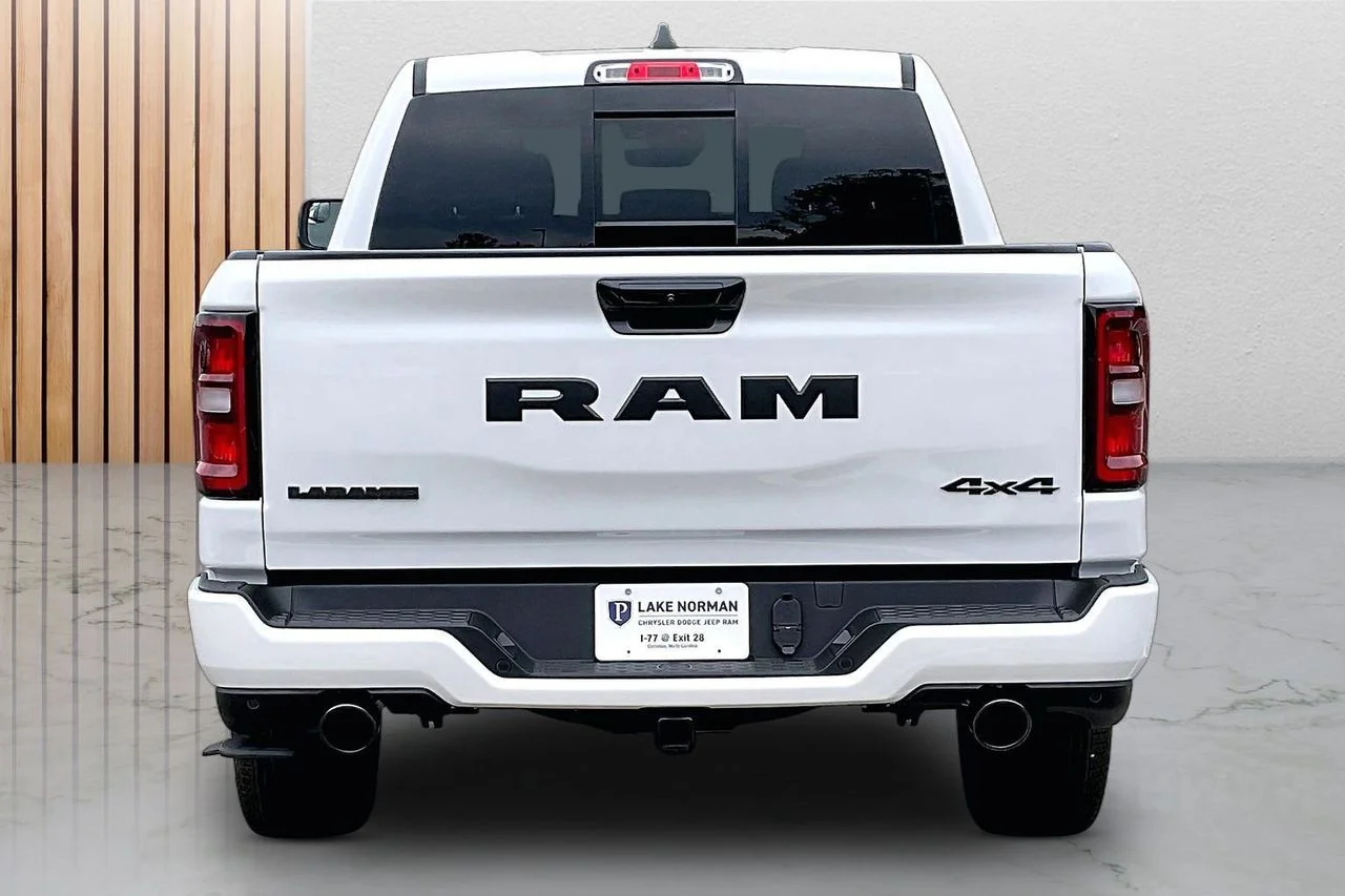 New 2026 Ivory White Tri-Coat Pearl-Coat Exterior Paint RAM Laramie image 8
