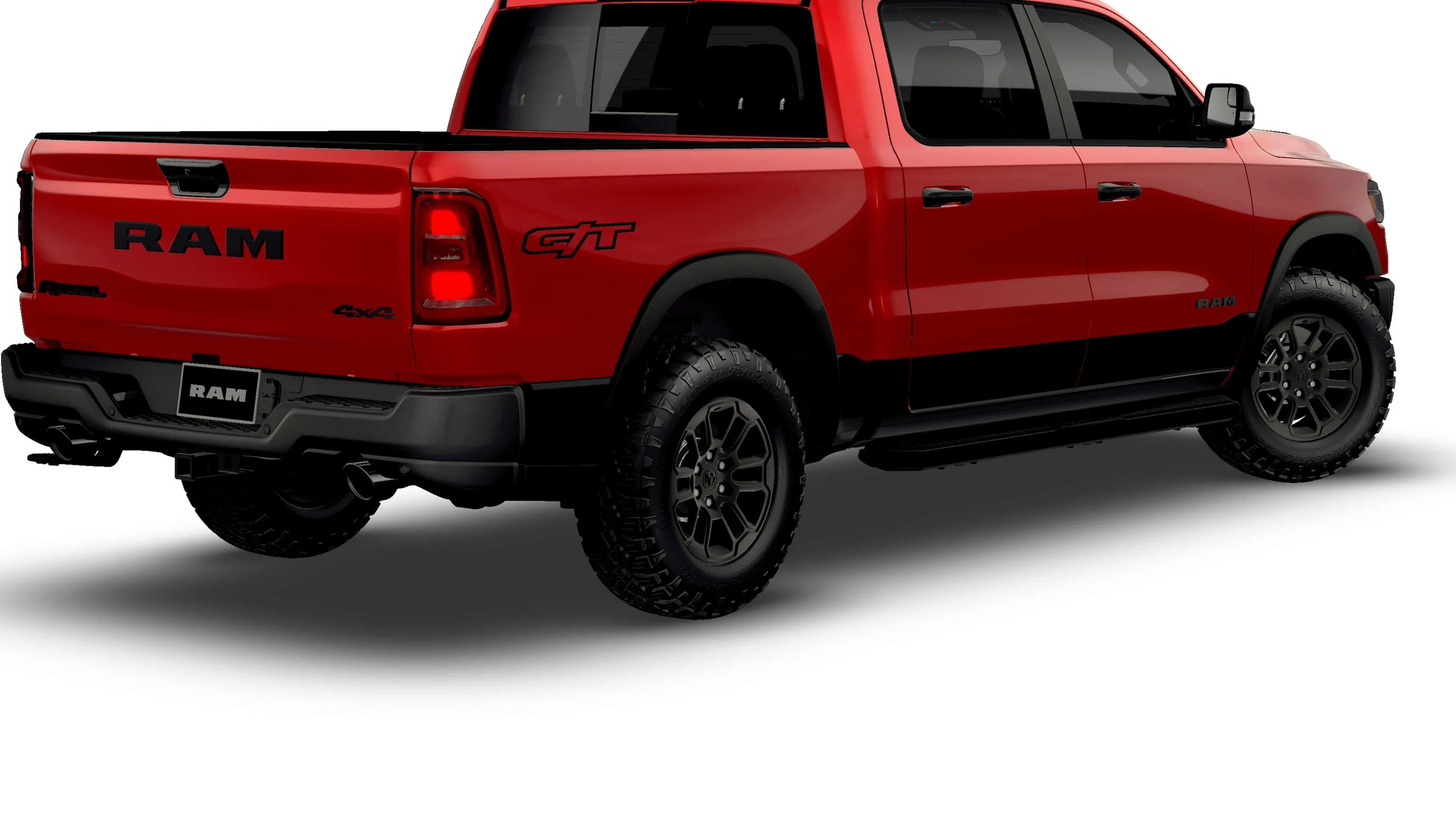 New 2026 Molten Red Pearl-Coat Exterior Paint RAM REBEL image 14