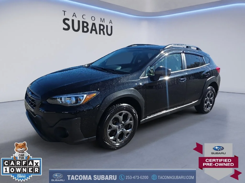 Certified Used 2023 Black Subaru Sport image 1