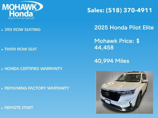 2025 Honda Pilot Elite - Photo 23