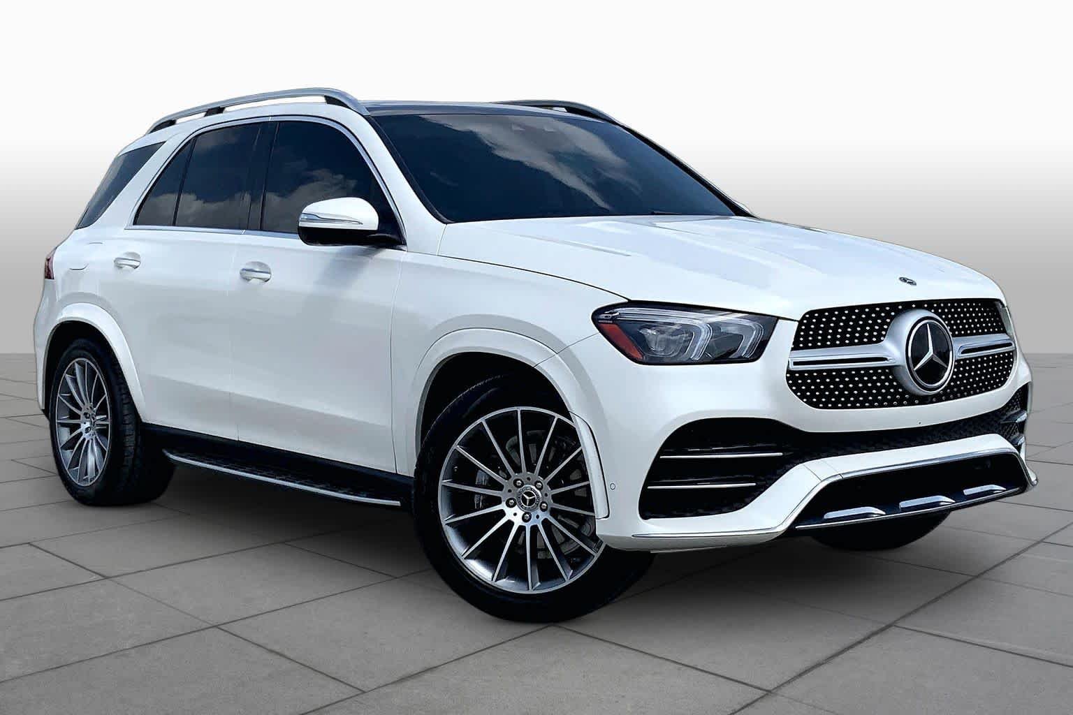 Used 2021 designo Diamond White Metallic Mercedes-Benz GLE 350 image 3