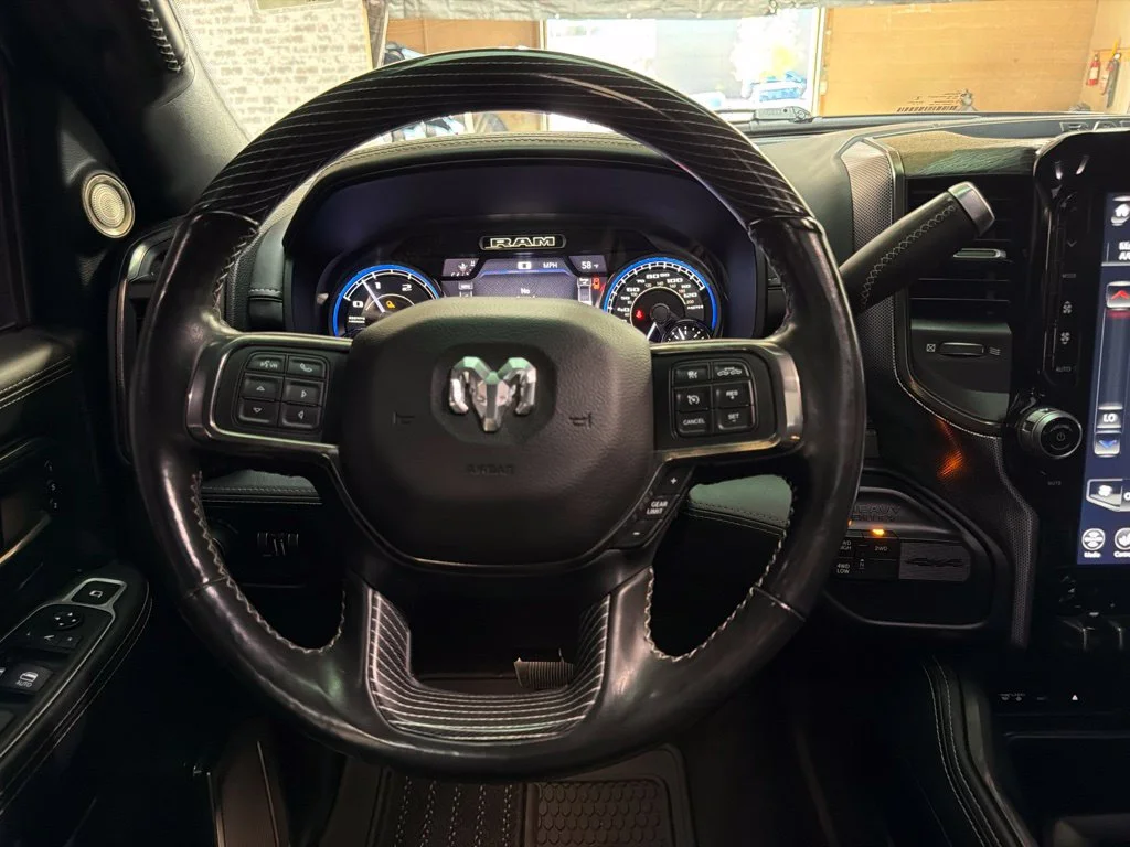 Used 2019 Diamond Black Crystal Pearlcoat Ram Limited image 24