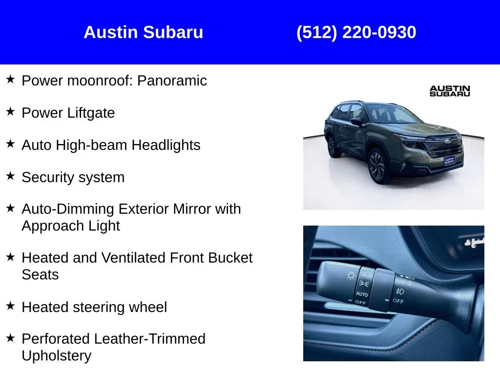 New 2026 Green Subaru Touring Hybrid image 17