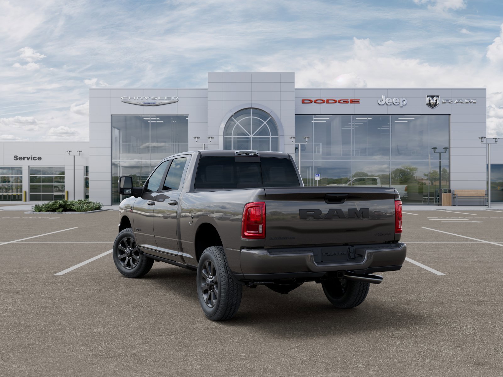 New 2026 Granite Crystal Metallic Clear-Coat Exterior Paint RAM Laramie image 3