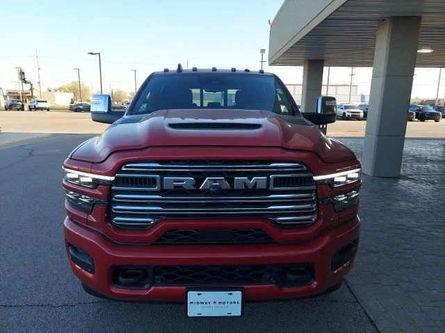 New 2026 Molten Red Pearl-Coat Exterior Paint RAM Laramie image 2