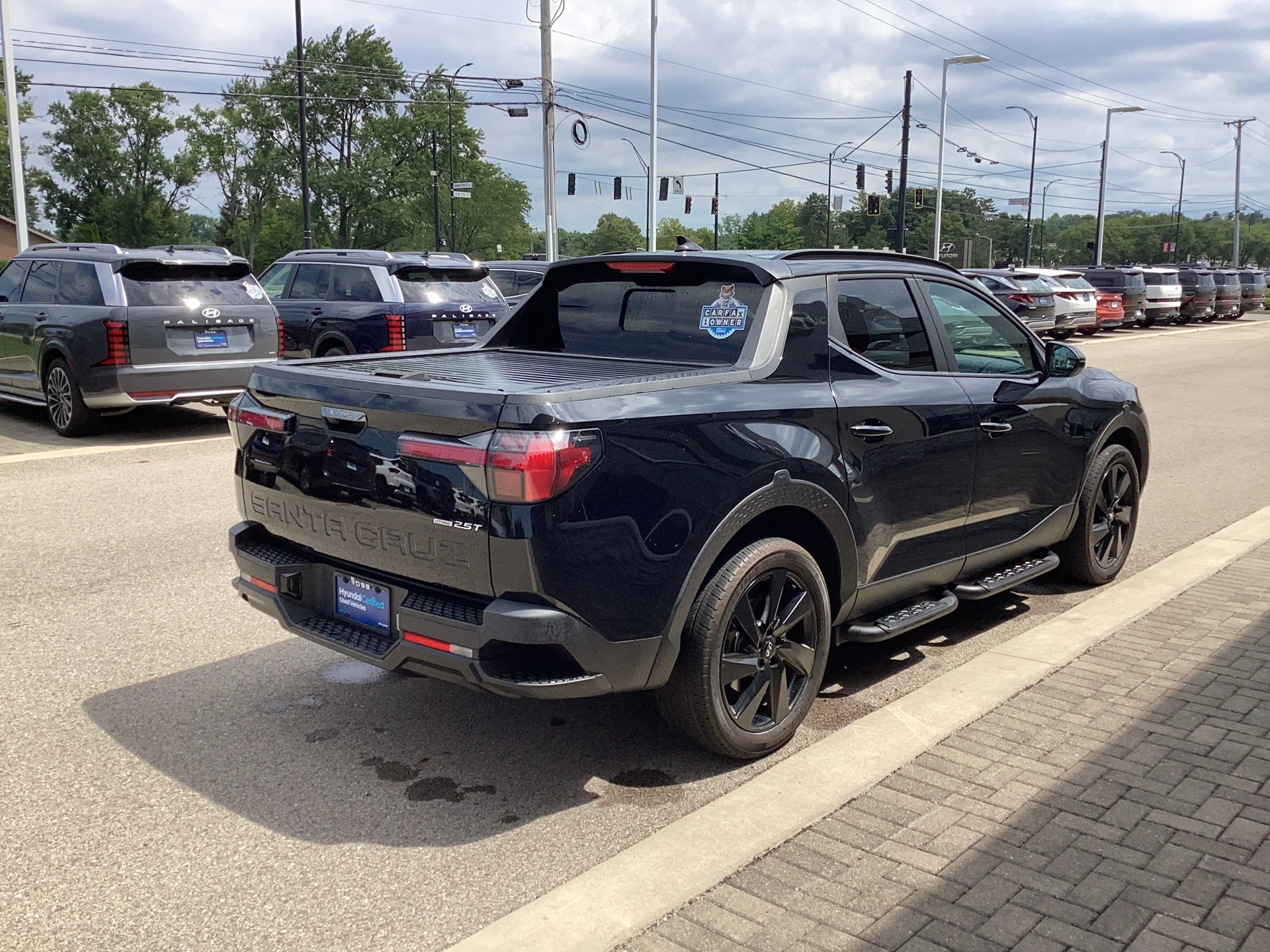 Certified Used 2024 Phantom Black Pearl Hyundai Night image 4