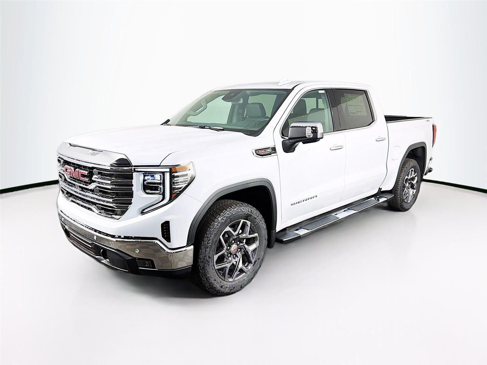 New 2026 Glacier White Tricoat GMC SLT image 3