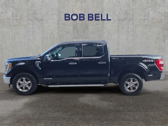 Certified Used 2021 Black Metallic Ford Lariat image 2