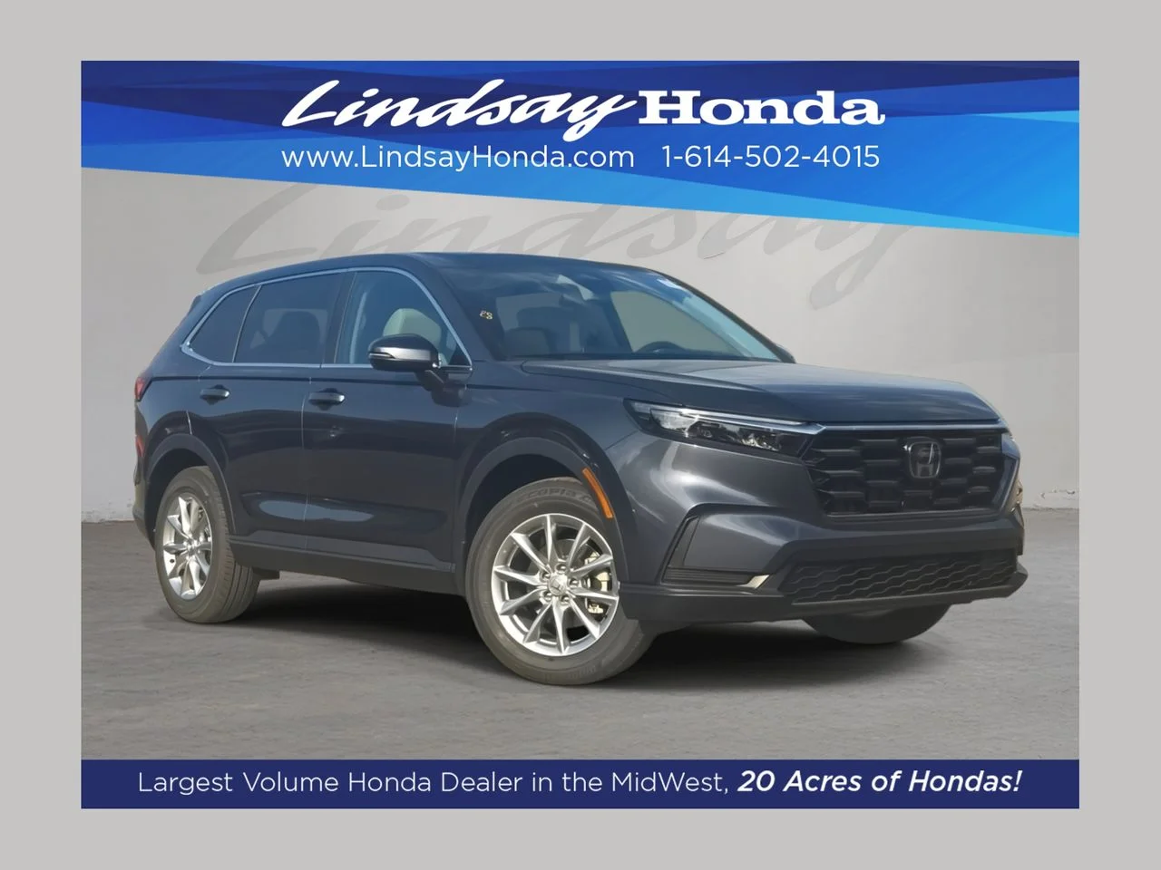 New 2026 Meteorite Gray Metallic Honda EX image 1