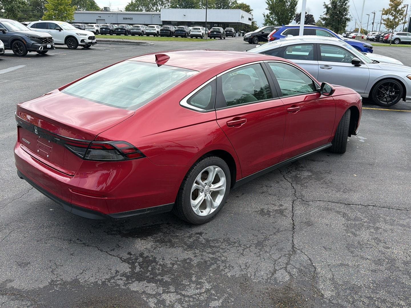Used 2024 Radiant Red Metallic Honda LX image 7