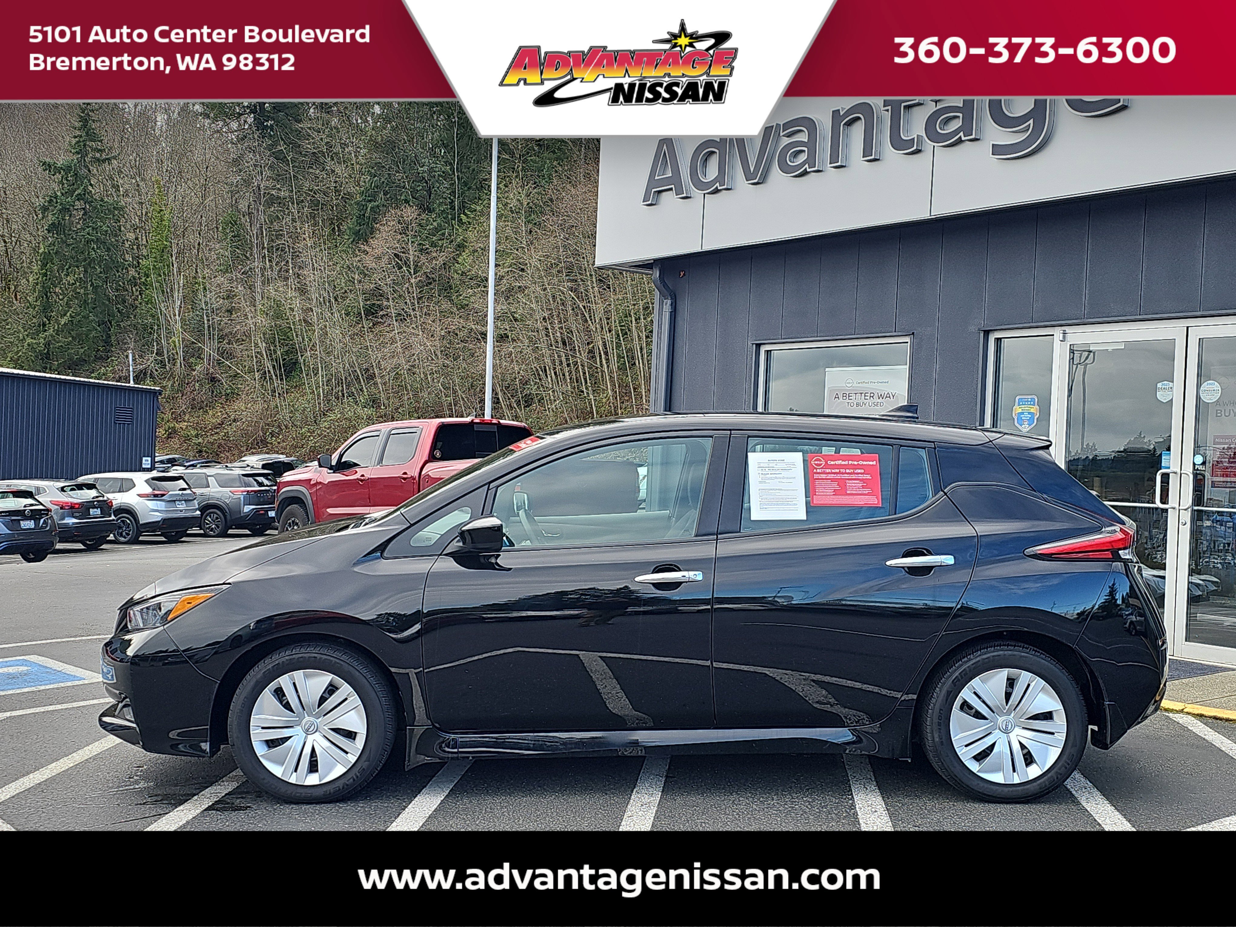 Used 2023 Nissan Leaf S with VIN 1N4AZ1BV3PC561459 for sale in Bremerton, WA