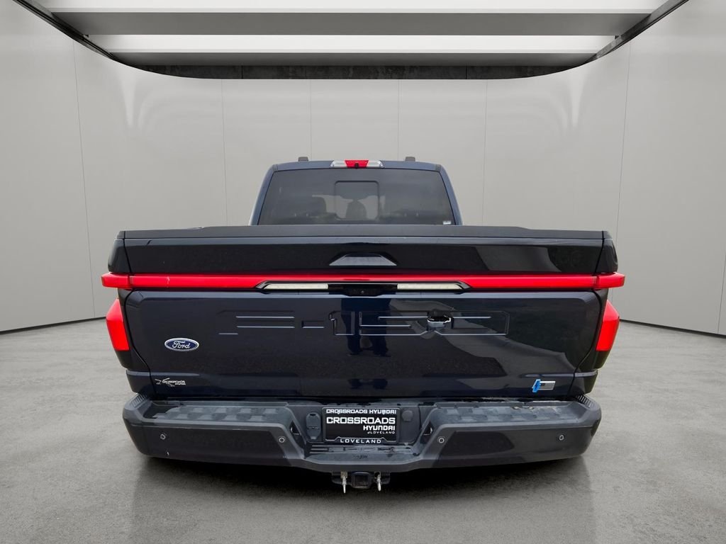 Used 2022 Antimatter Blue Metallic Ford LARIAT image 4