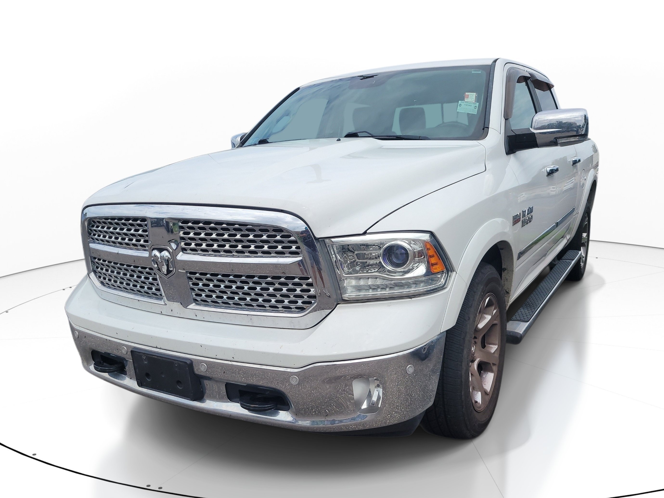Used 2017 Bright White Clearcoat Ram Laramie image 3