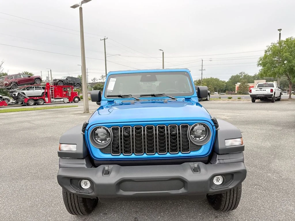 New 2026 Hydro Blue Pearl-Coat Exterior Paint Jeep Sport S image 8