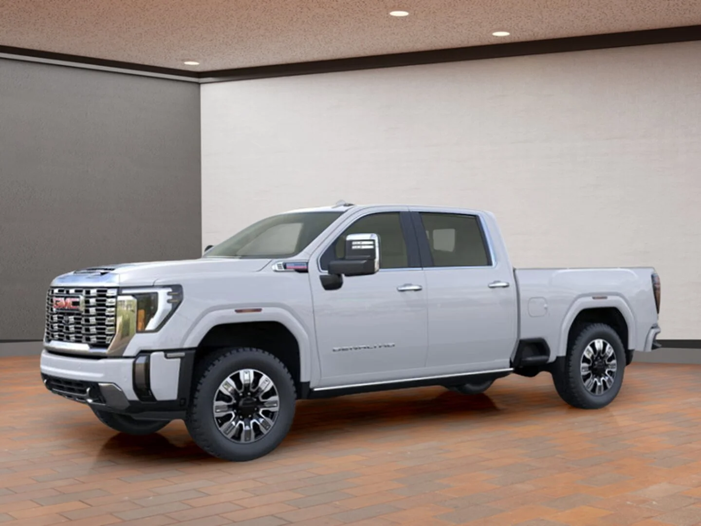 New 2026 White GMC Crew Cab Standard Box 4-Wheel Drive Denali image 2