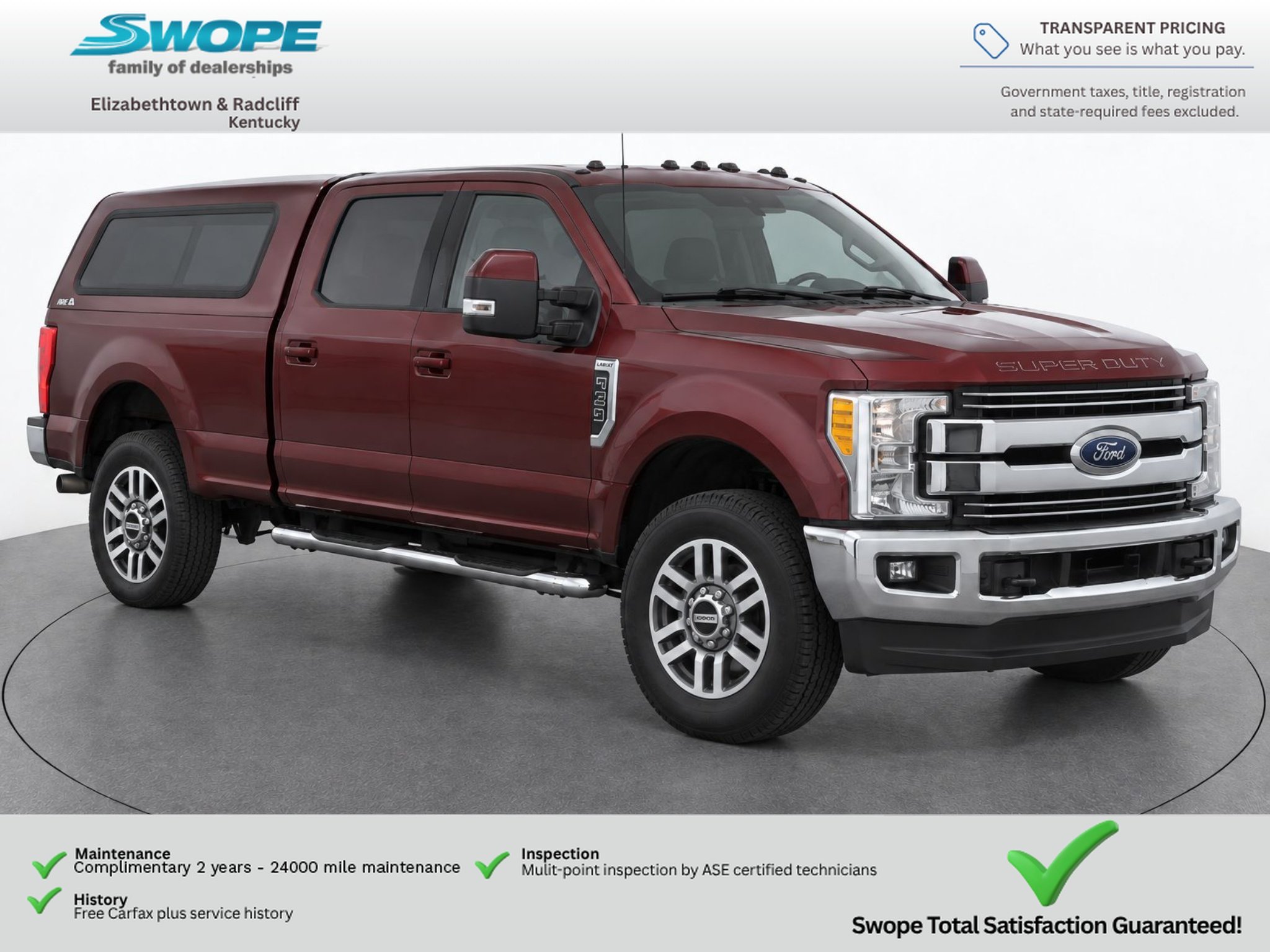 Used 2017 Bronze Fire Metallic Ford Lariat image 3