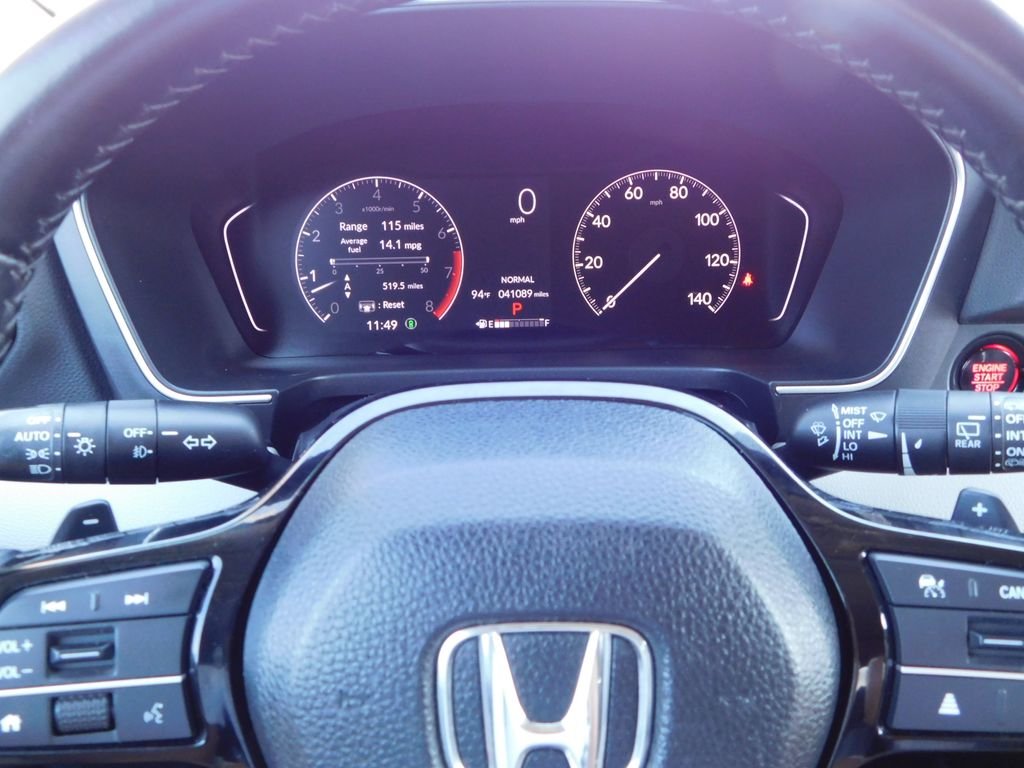Certified Used 2024 Obsidian Blue Pearl Honda AWD TRG image 41