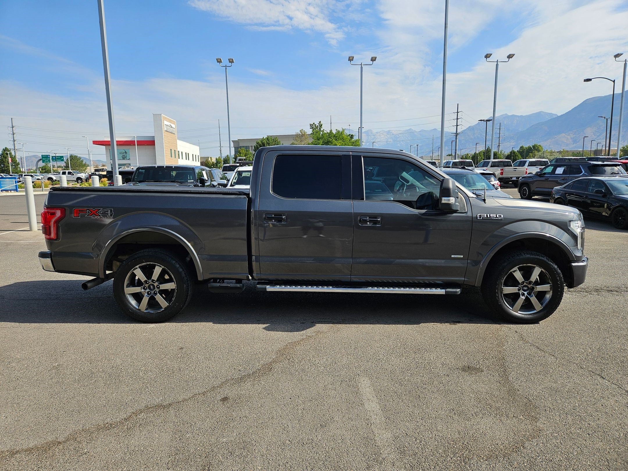 Used 2015 Magnetic Metallic Ford Lariat image 2