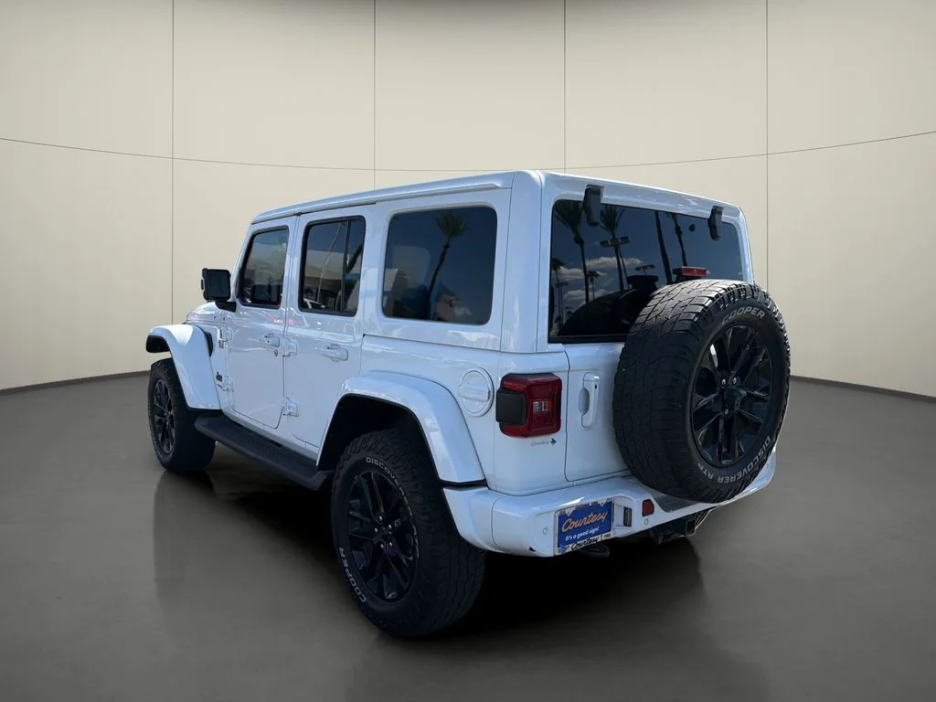 Used 2021 White Jeep Unlimited Sahara High Altitude image 5