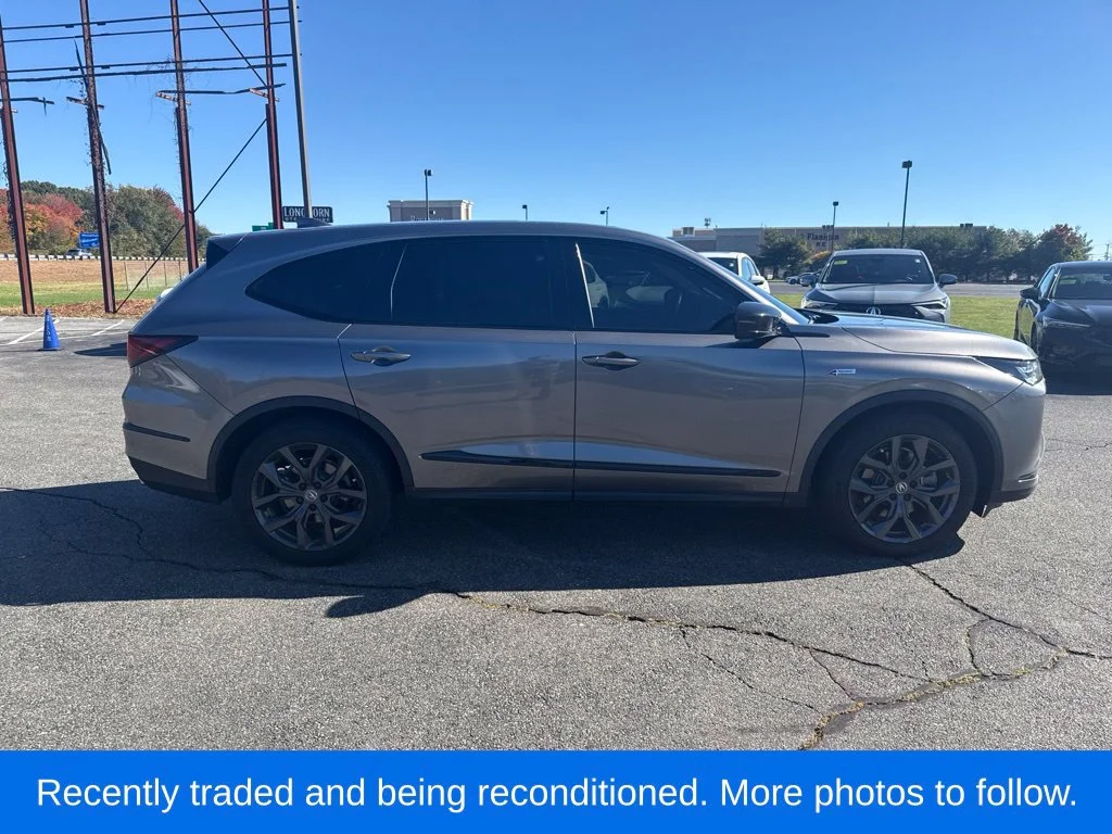 Used 2023 Liquid Carbon Metallic Acura A-Spec image 2