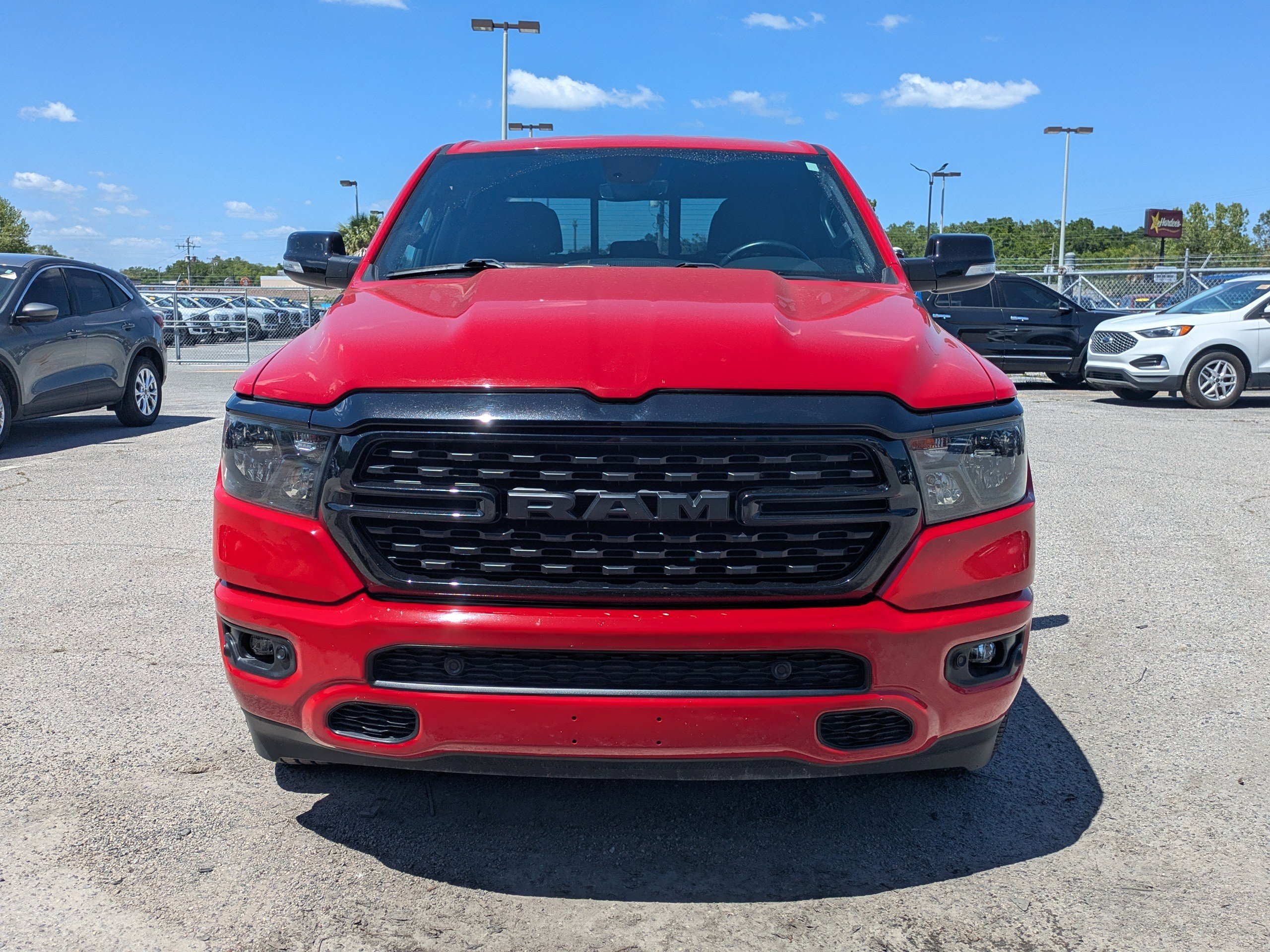 Used 2022 Flame Red Clearcoat Ram Big Horn image 10