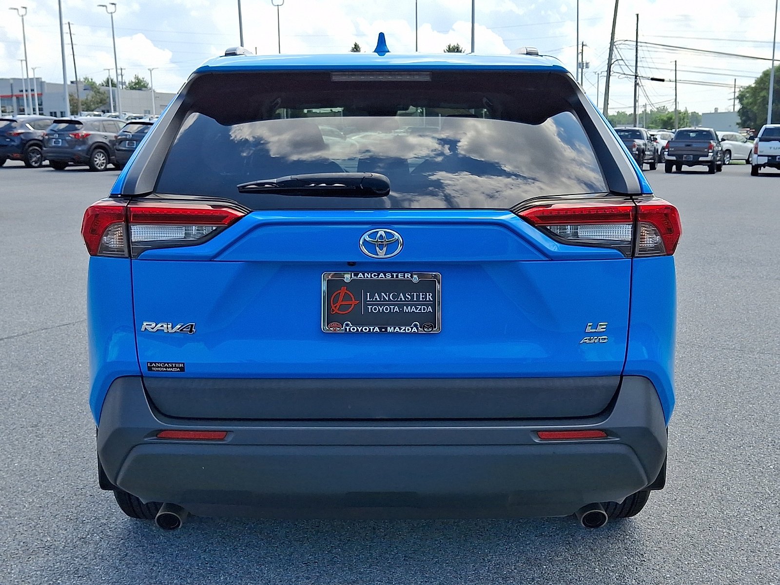 Used 2020 Blue Flame Toyota LE image 6