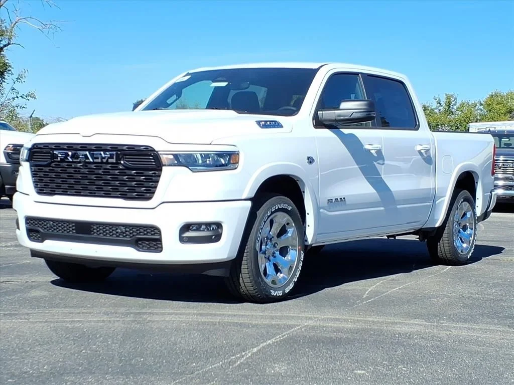 New 2026 Bright White Clear-Coat Exterior Paint RAM Big Horn/Lone Star image 2